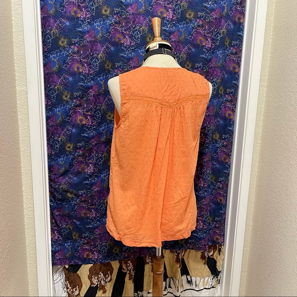 🌈 Lovely orange embroidered top - Picture 6 of 11